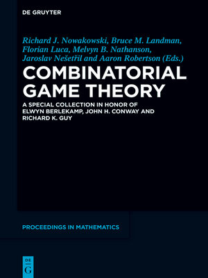 cover image of Combinatorial Game Theory